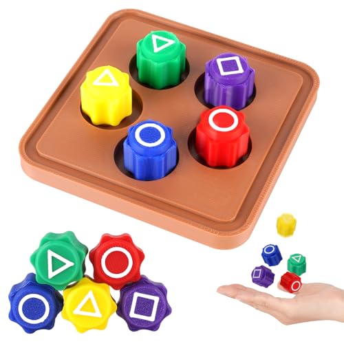 Vicloon Gonggi Korean Game, Gonggi Koreanisches Spiel, Koreanisches Traditionelles Spiel für Kinder und Erwachsene, 5 Verschiedene Spiele, Ideal für Hand Auge Koordination, Partyspiele von Vicloon