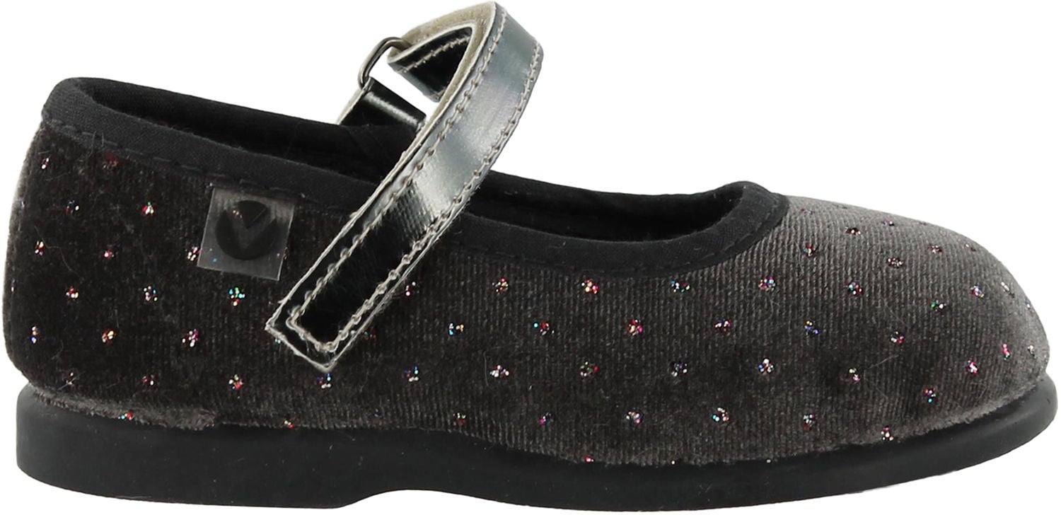 Victoria Mercedes Terciopelo Ballerina, Grey 19 von Victoria