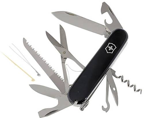 Victorinox Huntsman 1.3713.3 Schweizer Taschenmesser Anzahl Funktionen 15 Schwarz von Victorinox