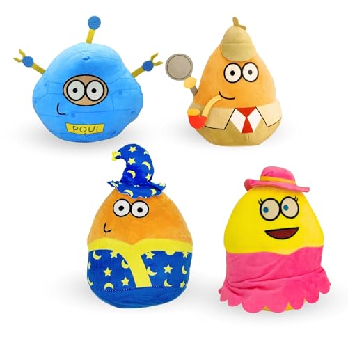 4X Plüsch Puppe Pou. Pou Plüschtier. Kawaii Pou Puppe. Baumwoll-Pou-Spielzeug für Kinder. My Pet Alien Pou Plüschpuppe. Pou Kuscheltier Verkleidet. Pou Abenteurer, Marsianer, Mädchen, Zauberer von Vicyol S&D