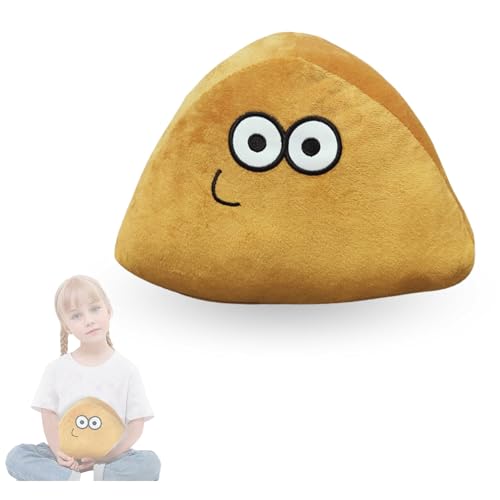 Plüsch Puppe Pou. Pou Plüschtier. Kawaii Pou Puppe. Baumwoll-Pou-Spielzeug für Alle Altersgruppen. My Pet Alien Pou Plüschpuppe. Pou Kuscheltier Realistischer. von Vicyol S&D