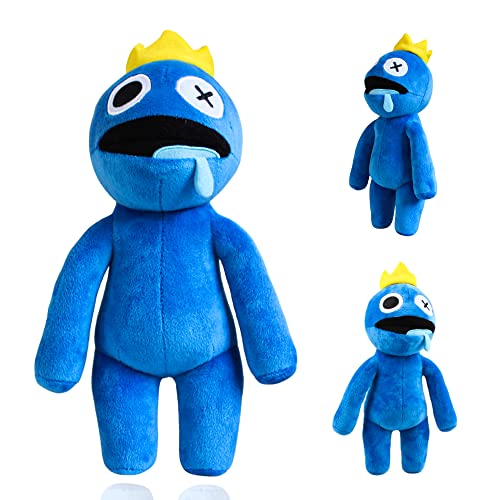 Rainbow Friends Puppe. Regenbogen Freunde Plüschpuppen. Horror-Videospielspielzeug. Geschenk für Kinder zu Weihnachten, Geburtstag. (Blue, Blau, 30 cm) von Vicyol S&D