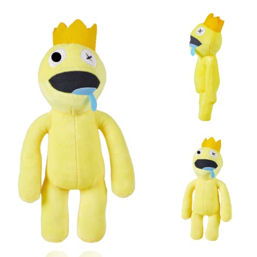 Rainbow Friends Puppe. Regenbogen Freunde Plüschpuppen. Horror-Videospielspielzeug. Geschenk für Kinder zu Weihnachten, Geburtstag. (Yellow, Gelb, 30 cm) von Vicyol S&D