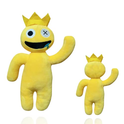 Rainbow Friends Puppe. Regenbogen Freunde Plüschpuppen. Horror-Videospielspielzeug. Geschenk für Kinder zu Weihnachten, Geburtstag. (Yellow, Gelb, 34 cm) von Vicyol S&D