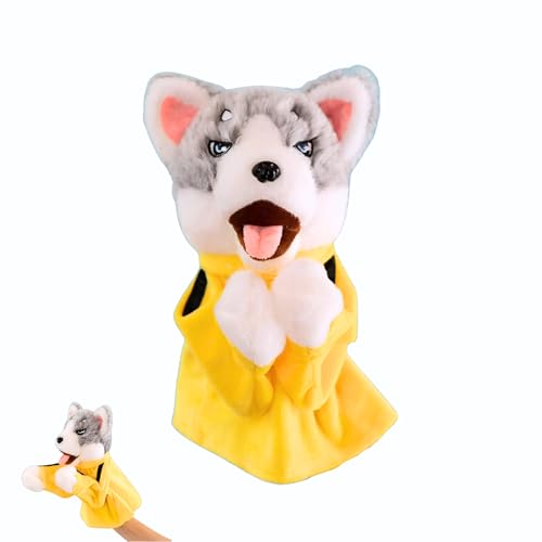 Vicyol S&D Box-Handpuppe, Husky-Kung-Fu-Spielzeug. Kung-Fu-Hund-Plüsch. Boxspielzeug, Hundeplüsch. Spaß für Kinder und Erwachsene. Anti-Stress-Spielzeug für Kinder. von Vicyol S&D