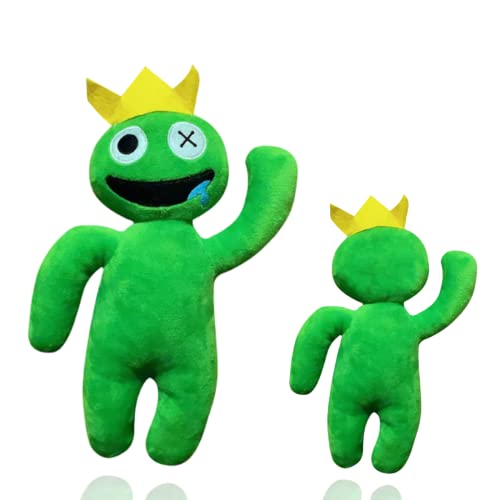 Vicyol S&D Rainbow Friends Puppe. Regenbogen Freunde Plüschpuppen. Horror -Videospielspielzeug. Geschenk für Kinder zu Weihnachten, Geburtstag. (Green, Grün, 34 cm) von Vicyol S&D