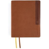 Niv, Journal the Word Bible (Perfect for Note-Taking), Large Print, Leathersoft, Brown, Red Letter, Comfort Print von Zondervan