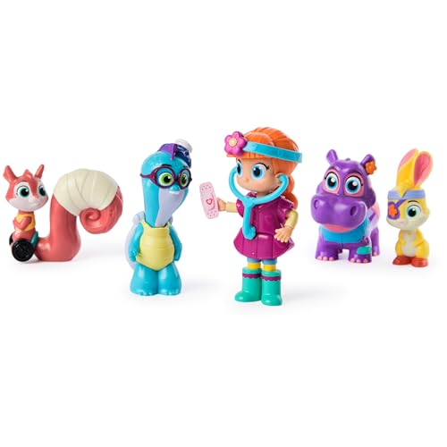 Vida the Vet, Check Up & Care Freundschaftspaket mit 5 Actionfiguren, Stethoskop, Stirnlampe und Stickerbögen, Kinderspielzeug für Mädchen und Jungen ab 3 Jahren Vida the Vet, Check Up & Care Freundschaftspaket mit 5 Actionfiguren, Stethoskop, Stirnlampe und Stickerbögen, Kinderspielzeug für Mädchen und Jungen ab 3 Jahren von Vida the Vet