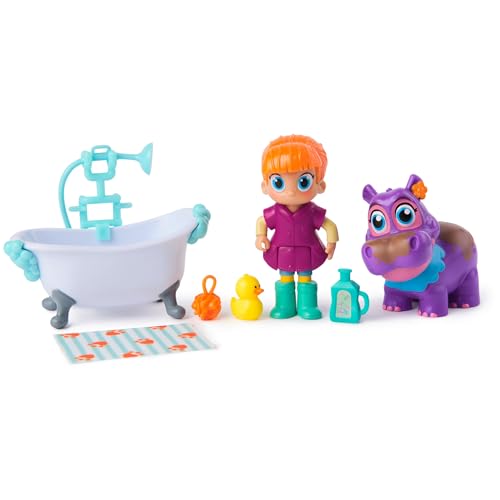 Vida the Vet, Juno's Bubble Bath Pack mit Actionfiguren des Lebens und Juno mit Farbwechsel, Arzt-Set, Spielzeug für Mädchen ab 3 Jahren (Spin Master 6071396) von Vida the Vet