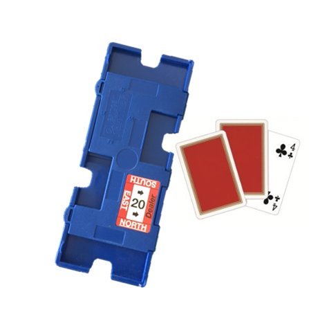 Vier Treff Bridge: Boards - blau inkl. Spielkarten (Nr. 1-8) von Vier Treff