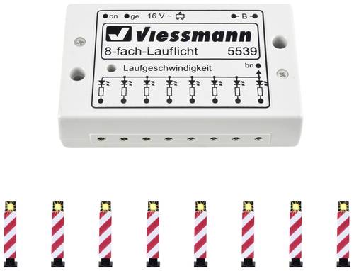 Viessmann Modelltechnik 5040 H0 8er Set Warnbalken von Viessmann Modelltechnik