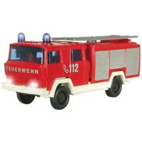 VIESSMANN 1843 N Feuerwehr-LF 16 MAGIRUS mit elektrischem Blaulicht und Beleuchtung von Viessmann