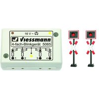 VIESSMANN 5801 N Andreaskreuze, 2 Stück mit Blinkelektronik von Viessmann