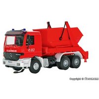 VIESSMANN 8053 CarMotion H0 Feuerwehr MB ACTROS 3-achs Absetzkipper mit Rundumleuchten, Basis, Funktionsmodell von Viessmann