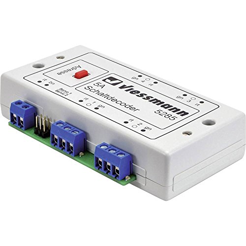 Viessmann 5285 Multiprotokoll-Schaltdecoder, Weiß von Viessmann