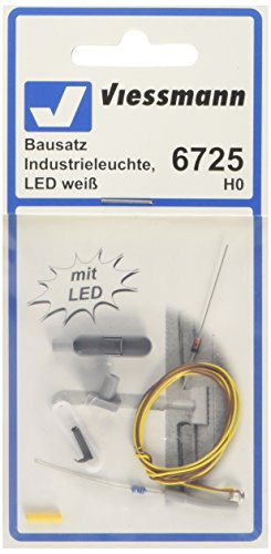 Viessmann 6725 - H0 Bausatz Industrieleuchte, LED, weiß von Viessmann