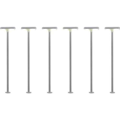 Viessmann H0 Bahnsteigleuchte doppelt Fertigmodell 63646 6St. von Viessmann