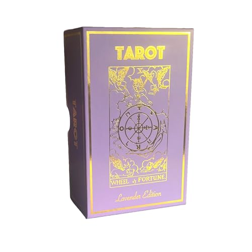 Vieux Monde Express Lavender Tarot & Guide | Klassisches Tarot-Design und Goldfolie von Vieux Monde Express