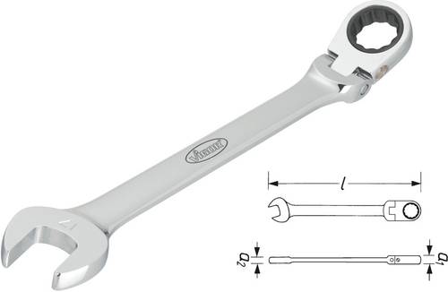 Vigor V2807 Knarren-Ring-Maulschlüssel Schlüsselweite (Metrisch) 11mm von Vigor