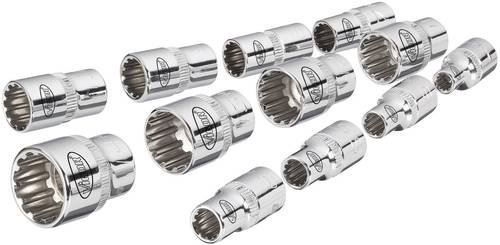 Vigor Steckschlüsseleinsatz-Set 1/4  (6.3 mm) 17teilig V1897 von Vigor