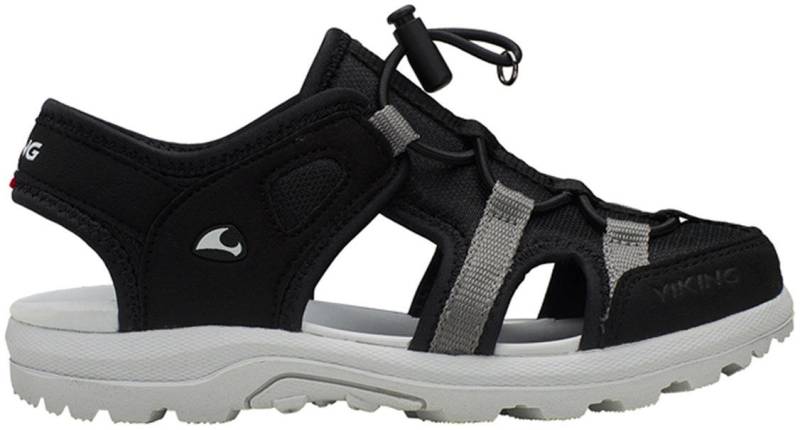 Viking Sandvika Kinder Sandalen, Schwarz, 22 von Viking