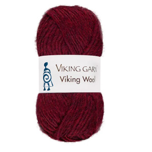 Viking Garn Wool Dunkelrot 555 von Viking of Norway