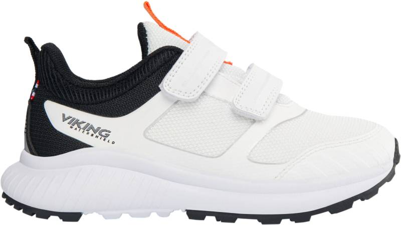 Viking Aery 2V WP Kinder Sneaker, Weiß, 23, Kinderschuhe von Viking