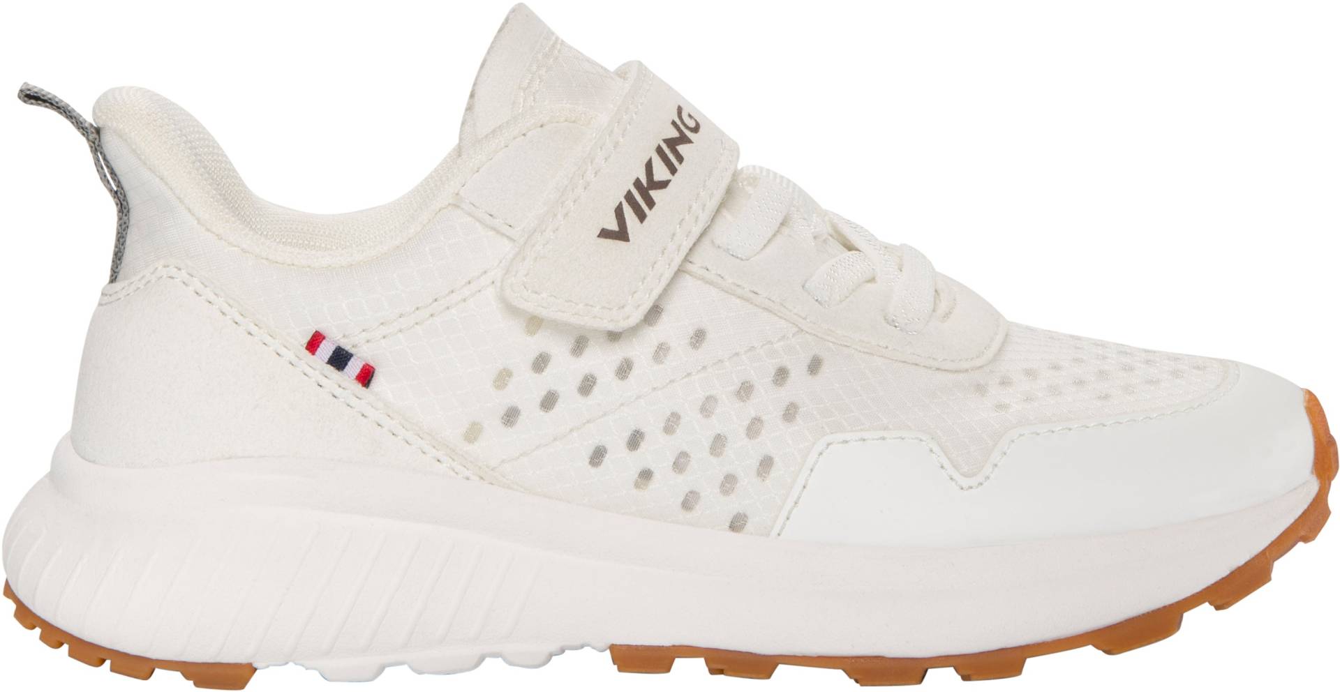 Viking Aery Sol 1V Kinder Sneaker, White, 30, Kinderschuhe von Viking