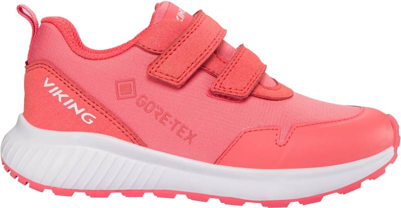 Viking Aery Track 2V GTX Kinder Sneaker, Coral, 28, Kinderschuhe von Viking