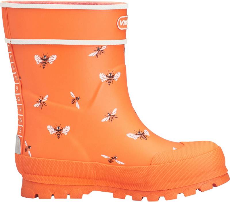 Viking Alv Jolly Gummistiefel, Orange/White, 22, Kindergummistiefel, Kinderstiefel, Gummistiefel kinder, Kids von Viking