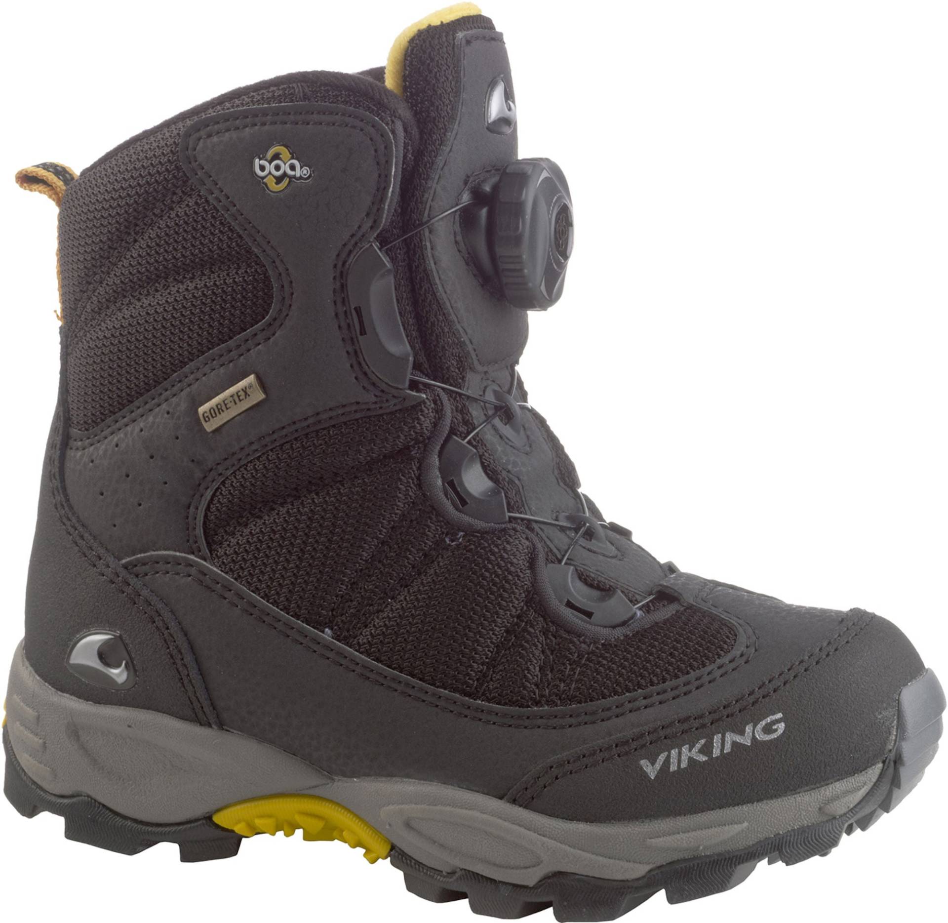 Viking Boulder GTX Stiefel, Black/Silver 31 von Viking