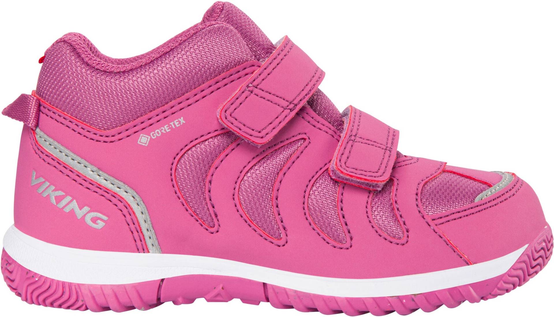 Viking Cascade 2V Mid GTX Kinder Sneaker, Plum, 34, Kinderschuhe von Viking