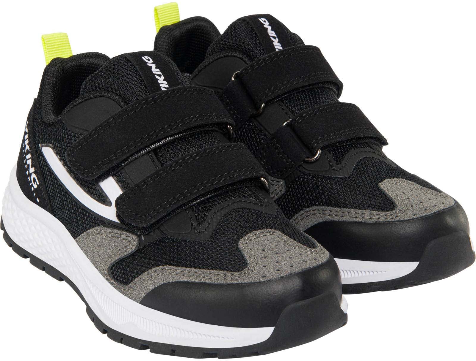 Viking Century WP 2V Kinder Sneaker, Black/Lime, 30, Kinderschuhe von Viking