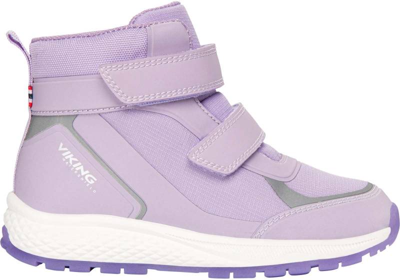 Viking Equip Glow WP 2V Kinder Sneaker, Lila, 24, Kinderschuhe von Viking