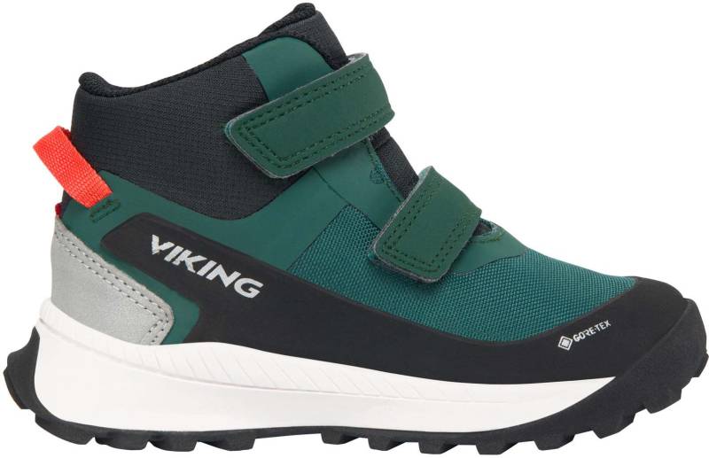 Viking Expower Mid GTX 2V Kinder Sneaker, Dark Green, 34, Kinderschuhe von Viking