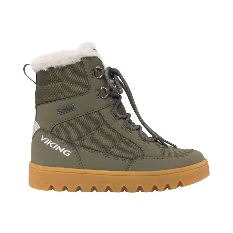 Viking Fleek Zip GTX Winterstiefel, Pine/Olive, 30 von Viking