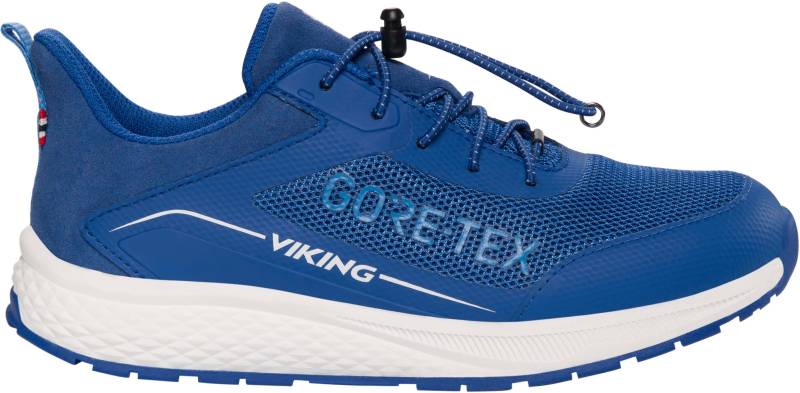 Viking Impact SL GTX Kinder Sneaker, Blau, 33, Kinderschuhe von Viking