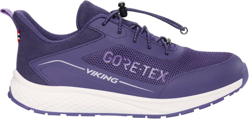 Viking Impact SL GTX Kinder Sneaker, Lila, 30, Kinderschuhe von Viking