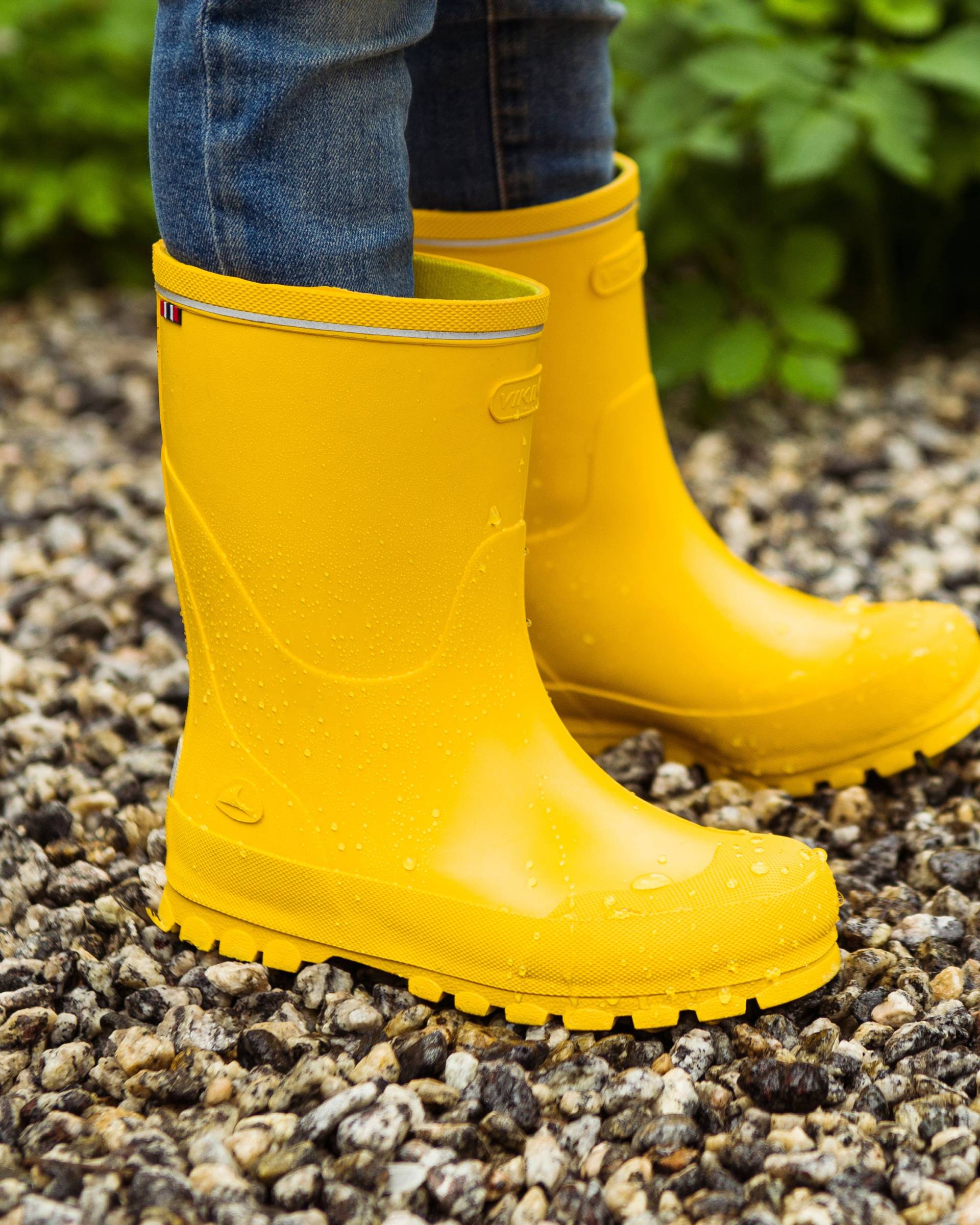 Viking Jolly Gummistiefel, Sun/Yellow, 25, Kindergummistiefel, Kinderstiefel, Gummistiefel kinder, Kids - Bester im Test von Viking