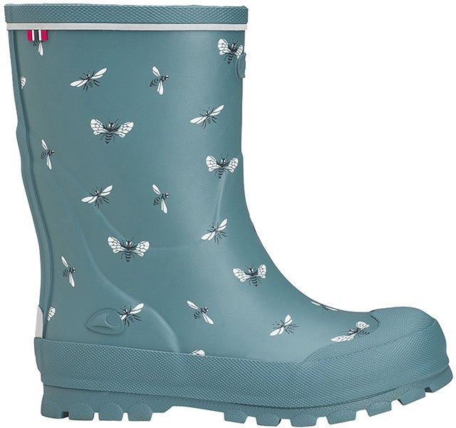 Viking Jolly Print Gummistiefel, Bluegreen/White, 28, Kindergummistiefel, Kinderstiefel, Gummistiefel kinder, Kids - Bester im Test von Viking