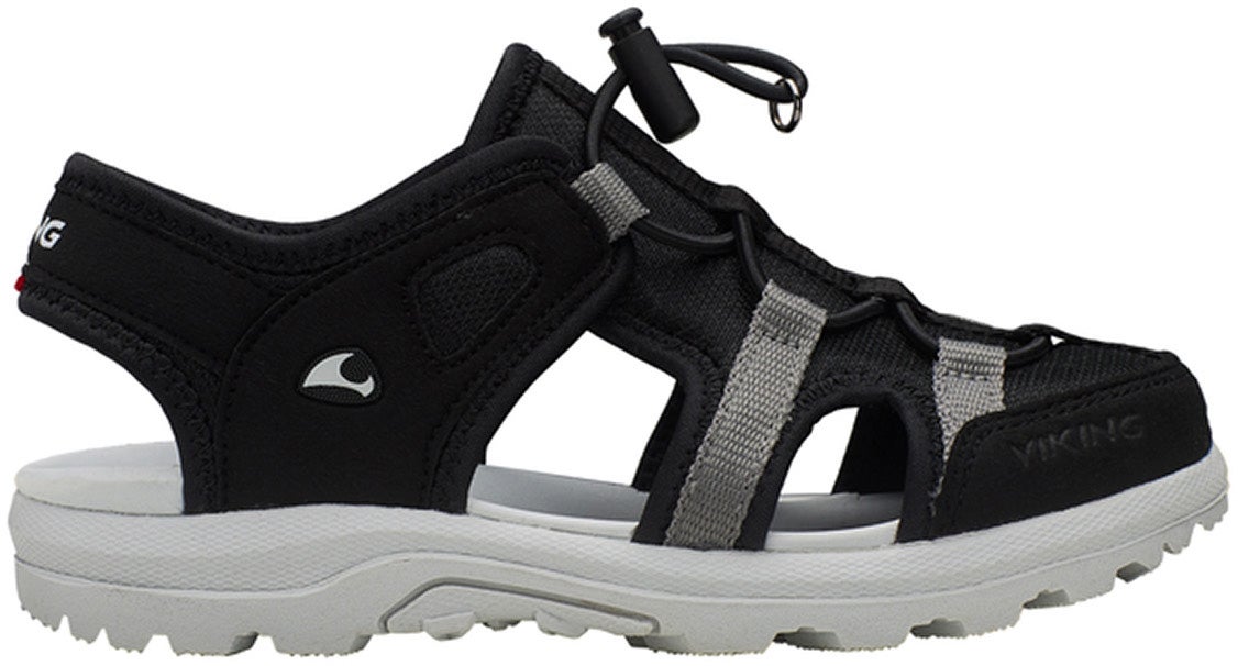 Viking Sandvika Kinder Sandalen, Schwarz, 33 von Viking