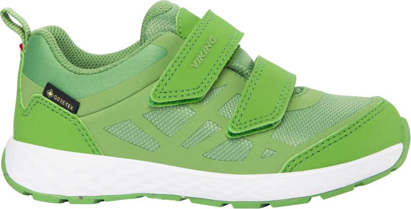 Viking Veme Reflex 2V GTX Kinder Sneaker, Grün, 24, Kinderschuhe von Viking