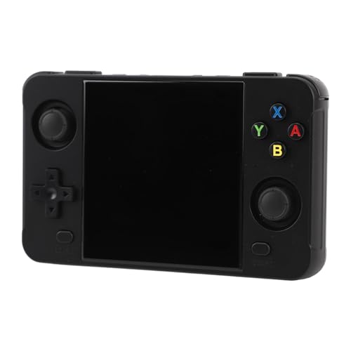 Handheld-Spielekonsole, Retro-Handheld-Spielekonsole mit 4-Zoll-IPS-Bildschirm, Klassische Retro-Videospiele, für Reisen zu Hause Im Freien (Black) von Vikye