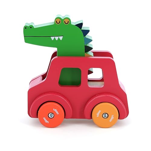 VILAC - Krokodilauto – Andy Westface – Spielzeug für Kleinkinder – 1 Auto aus Holz mit integrierter Hupe – Lernspiele für Kinder aus Holz – Spielzeug für Kinder ab 18 Monaten – 7426G VILAC - Krokodilauto – Andy Westface – Spielzeug für Kleinkinder – 1 Auto aus Holz mit integrierter Hupe – Lernspiele für Kinder aus Holz – Spielzeug für Kinder ab 18 Monaten – 7426G von Vilac