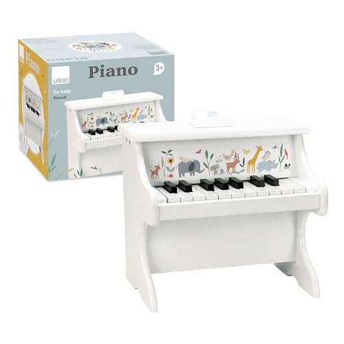 VILAC - Piano Les animaux du Monde Avec partitions – Sarah Betz – Musikspielzeug – Holz lackiert und illustriert mit 18 Tasten + 10 Partituren – Lernspiele für Kinder – ab 3 Jahren – 7115 VILAC - Piano Les animaux du Monde Avec partitions – Sarah Betz – Musikspielzeug – Holz lackiert und illustriert mit 18 Tasten + 10 Partituren – Lernspiele für Kinder – ab 3 Jahren – 7115 von Vilac