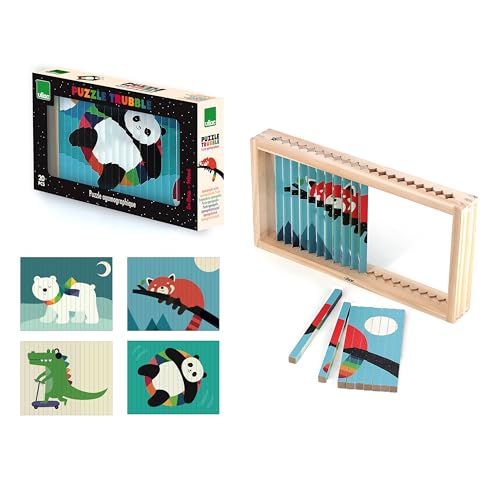 VILAC - Trubble Les animaux - Andy Westface - 1 Ständer aus Holz + 20 Holzstäbchen auf Allen 4 Seiten - Lernspiele für Kinder aus Holz - ab 5 Jahren - 7427 VILAC - Trubble Les animaux - Andy Westface - 1 Ständer aus Holz + 20 Holzstäbchen auf Allen 4 Seiten - Lernspiele für Kinder aus Holz - ab 5 Jahren - 7427 von Vilac