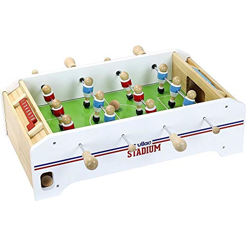 Vilac 2373 Babyfoot Stadium Football Fingerräder und Skateboards, bunt von Vilac