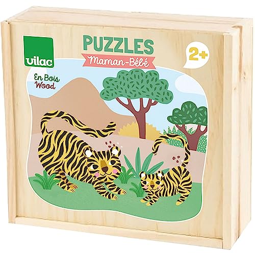 Vilac - Panda Puzzle, 8569, Mehrfarbig von Vilac