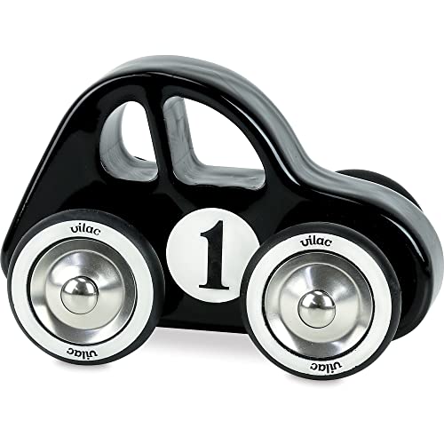 Vilac - Spiele und Spielzeug – Rennfahrzeug – Swing Car schwarz aus Massivholz – Räder aus Metall und Gummi – Spiel für Kinder ab 2 Jahren 2299K Vilac - Spiele und Spielzeug – Rennfahrzeug – Swing Car schwarz aus Massivholz – Räder aus Metall und Gummi – Spiel für Kinder ab 2 Jahren 2299K von Vilac