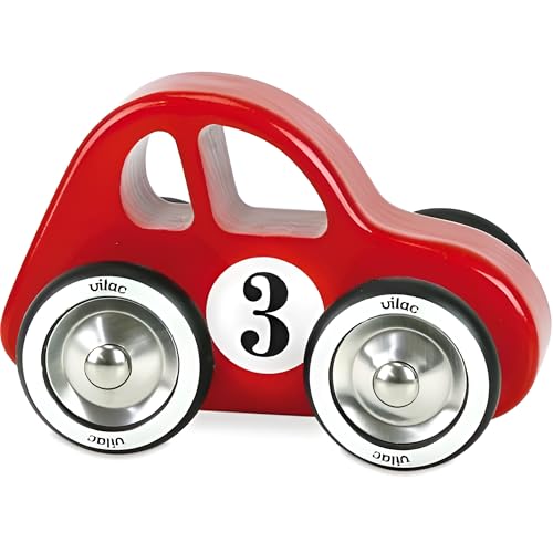 Vilac - Spiele und Spielzeug – Swing Car rot – Auto aus Massivholz – Räder aus Metall und Gummi – Zahl 3 – Spiel für Kinder ab 2 Jahren 2299R Vilac - Spiele und Spielzeug – Swing Car rot – Auto aus Massivholz – Räder aus Metall und Gummi – Zahl 3 – Spiel für Kinder ab 2 Jahren 2299R von Vilac
